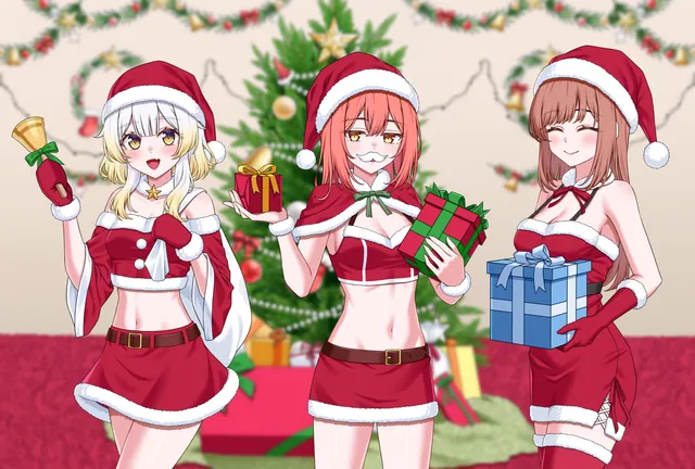 りぷらい！ 2025年 クリスマスイラスト