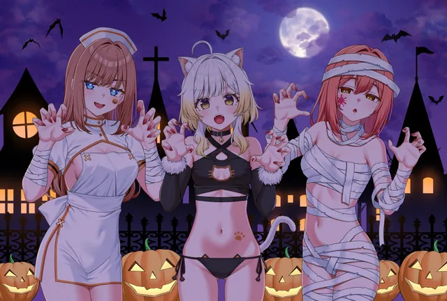りぷらい！ 2025年 ハロウィンイラスト