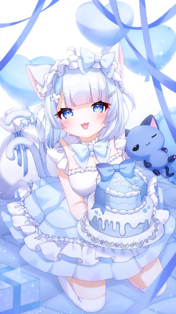 紫乃めりん。 2025年 誕生日イラスト
