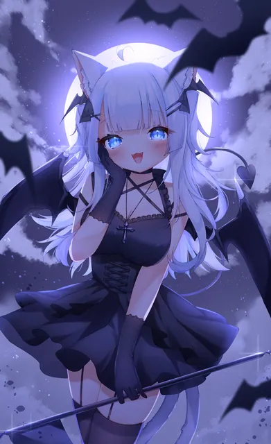 紫乃めりん。 2025年 ハロウィンイラスト