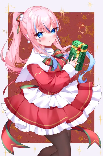 みっちょん 2024年 クリスマスイラスト